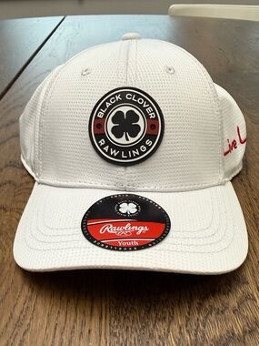 Rawlings Black Clover Post Season Snapback Hat Youth Brand New
